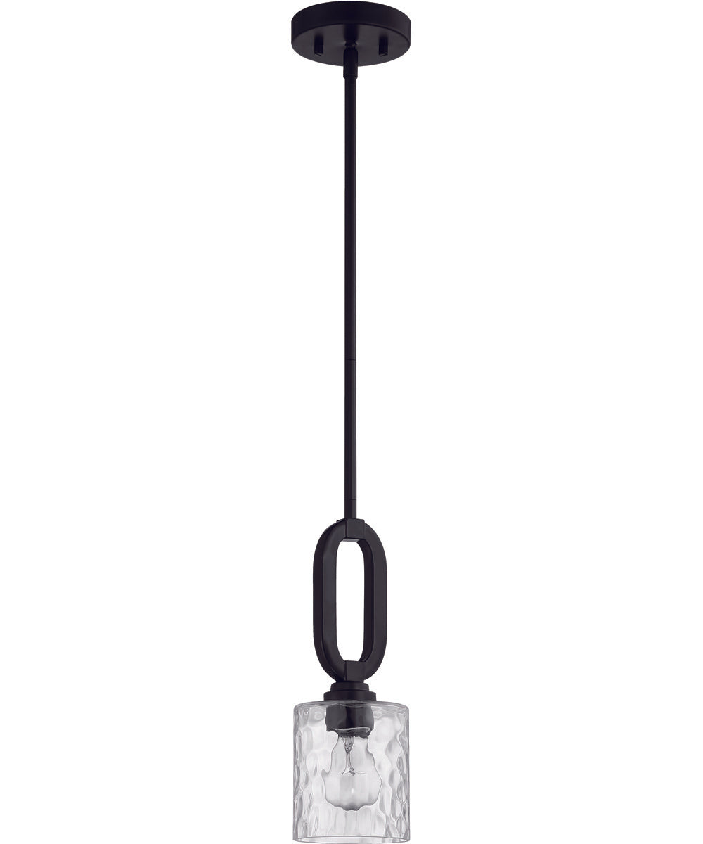 Collins 1-Light Mini Pendant Flat Black