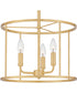 Abner 3-light Pendant Aged Brass