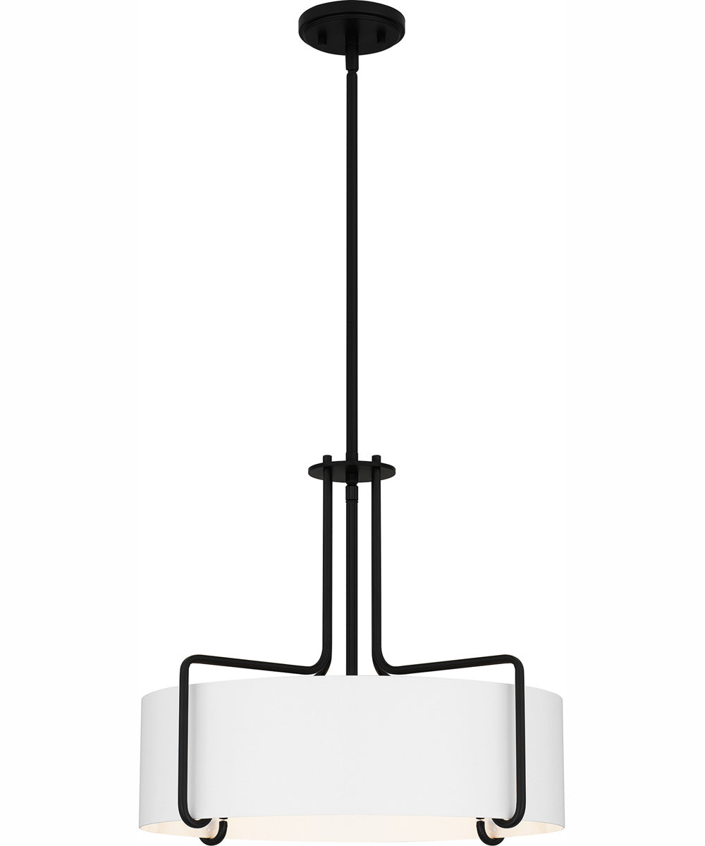 Quoizel Pendant 4-light Pendant Matte Black