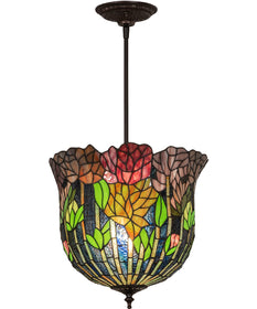 14" Wide Tiffany Honey Locust Pendant