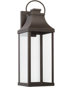Bradford 1-Light Outdoor Wall-Lantern Rain or Shine - Oiled Bronze