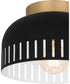 Quoizel Flush Mount Small 1-light Flush Mount Matte Black