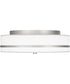 Quoizel Flush Mount Medium 3-light Flush Mount Brushed Nickel