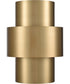 Reese 14'' High 2-Light Sconce - Aged Brass