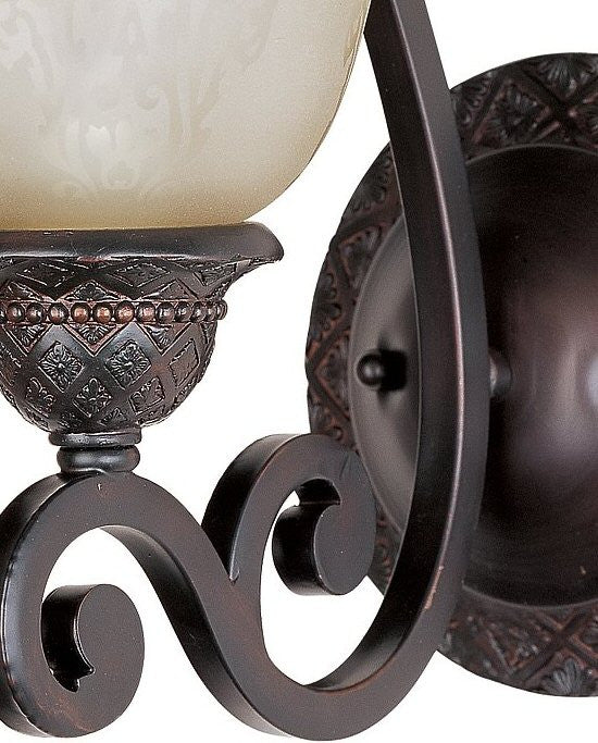 7"W Symphony 1-Light Wall Sconce Oil Rubbed Bronze