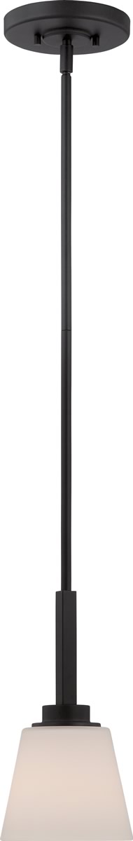 6"W Mobili 1-Light Pendant Aged Bronze