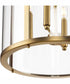 Gilliam 4-Light New Traditional Hall & Foyer Vintage Brass