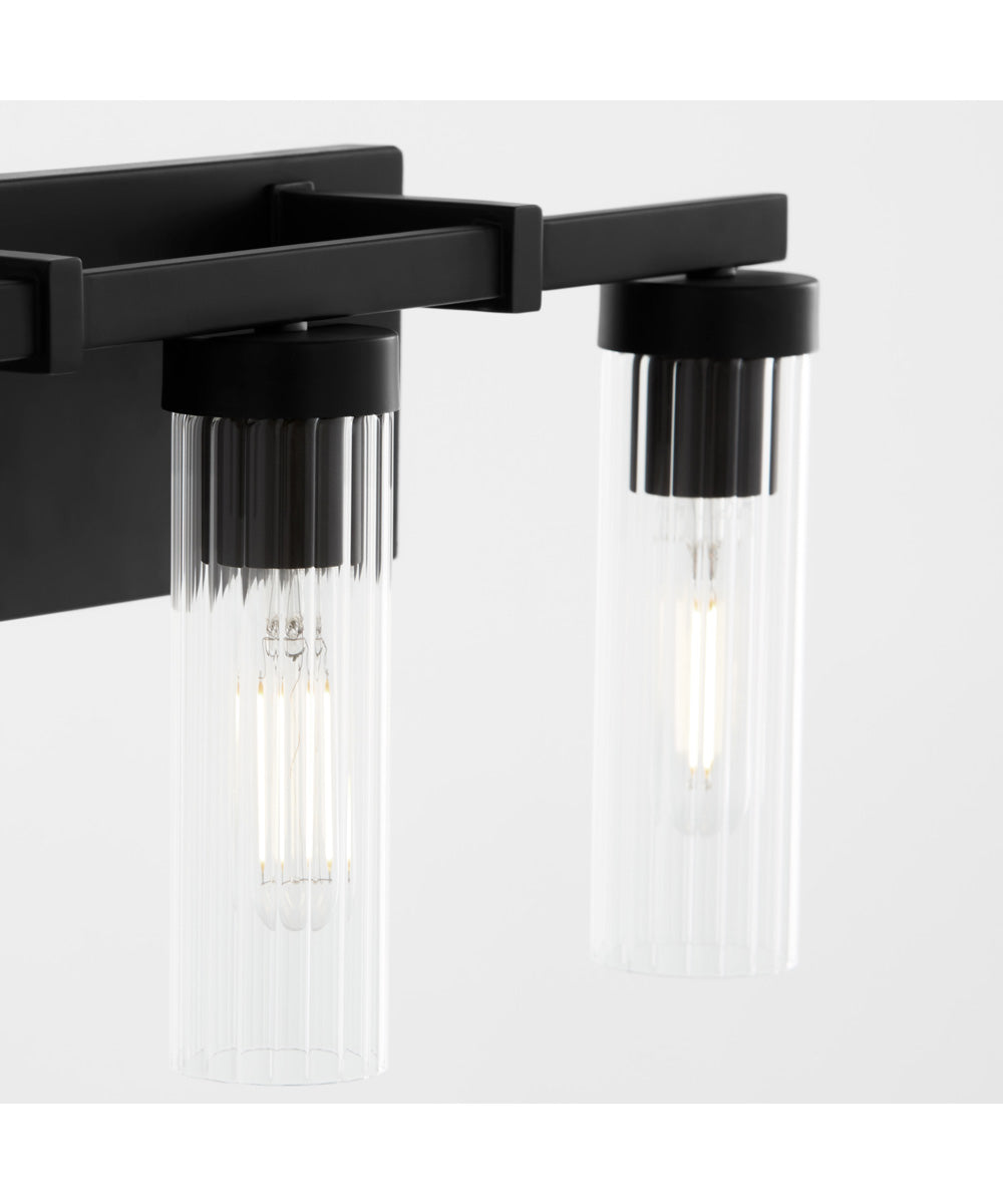Kilbey 3-light Bath Vanity Light Matte Black