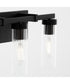 Kilbey 3-light Bath Vanity Light Matte Black