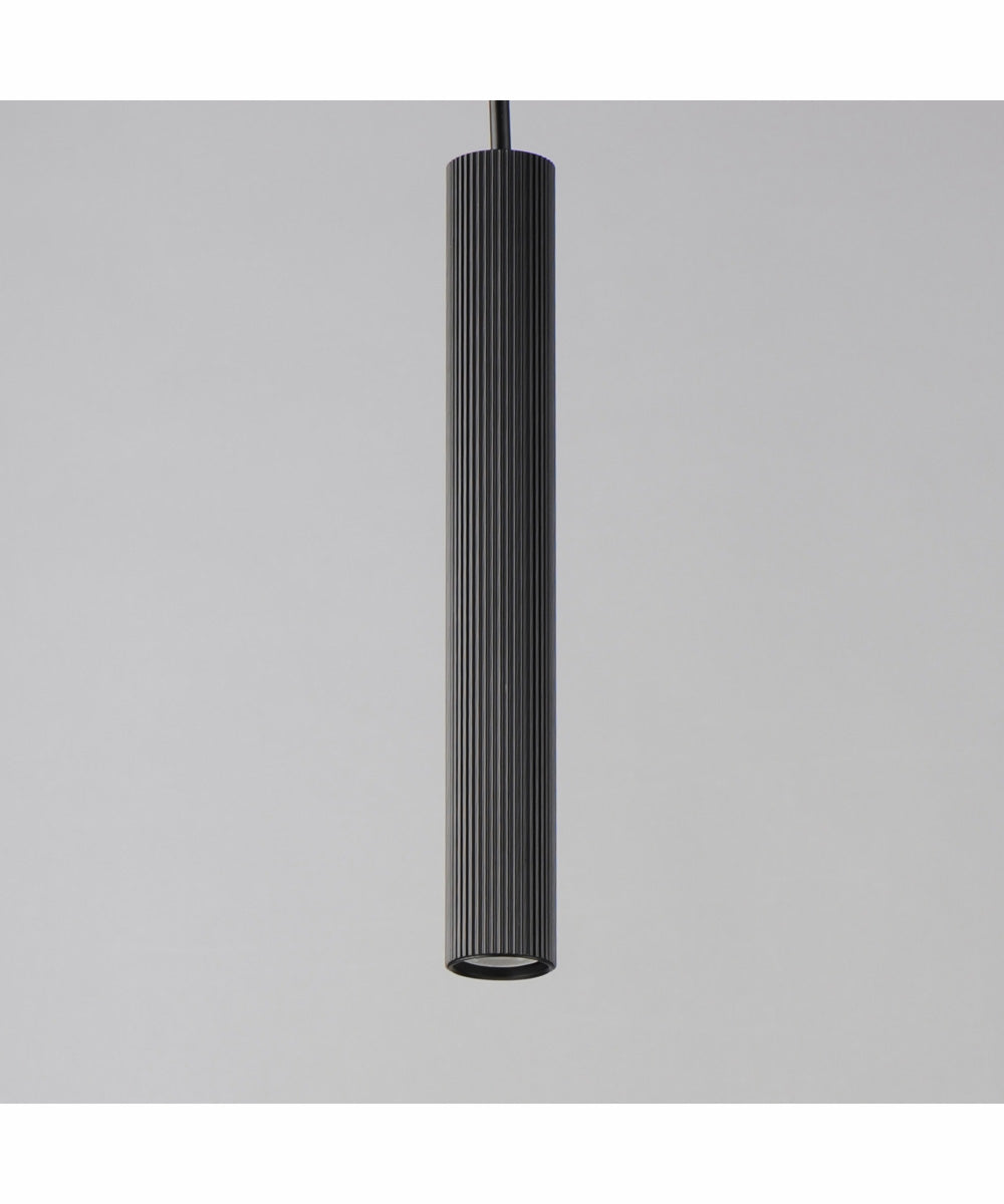 Reeds 1-Light LED Pendant - Stem Hung Black