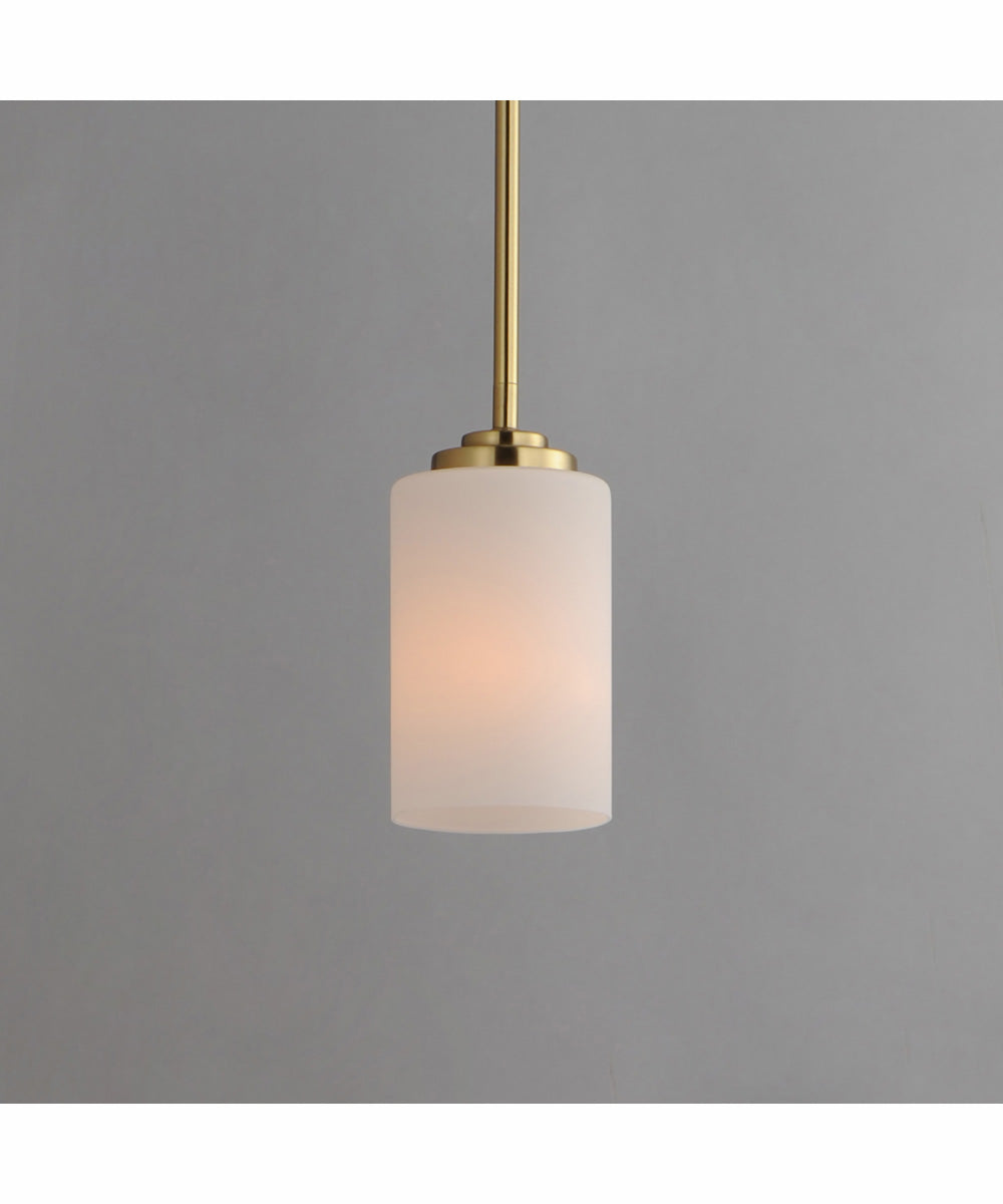 Deven 1-Light Mini Pendant Satin Brass