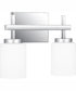 Wilburn Medium 2-light Bath Light Polished Chrome