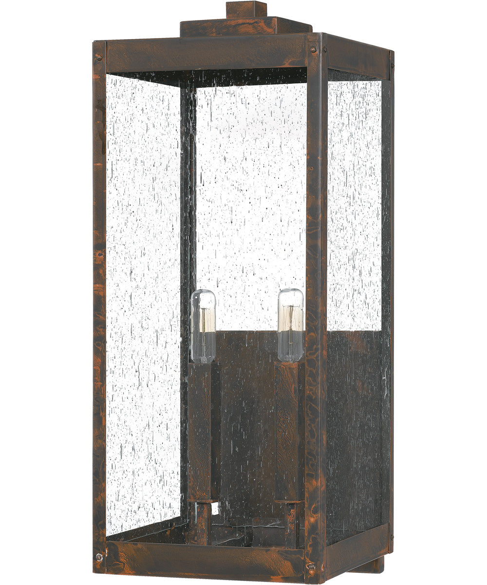 Westover Extra Large 2-light Outdoor Wall Light Industrial Bronze