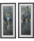 Glimmering Agate Abstract Prints, Set of 2