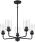Stowe 5-Light Chandelier Flat Black