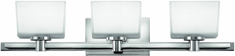 28"W Taylor 3-Light Bath Vanity Chrome