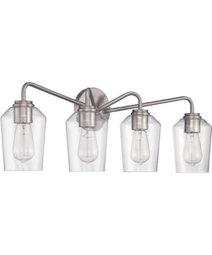 Shayna 4-Light Vanity Brushed Polished Nickel