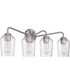 Shayna 4-Light Vanity Brushed Polished Nickel