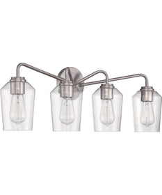 Shayna 4-Light Vanity Brushed Polished Nickel