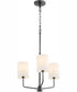 Harmony 3-light Chandelier Matte Black