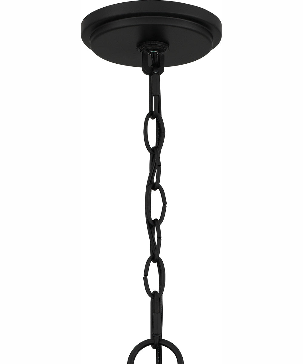 Quoizel Chandelier 6-light Chandelier Matte Black