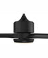 60" Mobi 1-Light Ceiling Fan Flat Black