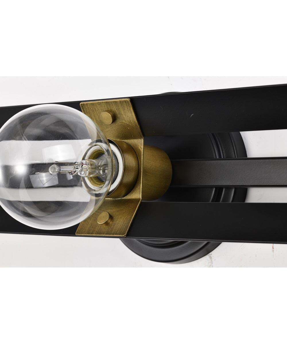 Marsden 3-Light Vanity & Wall Matte Black