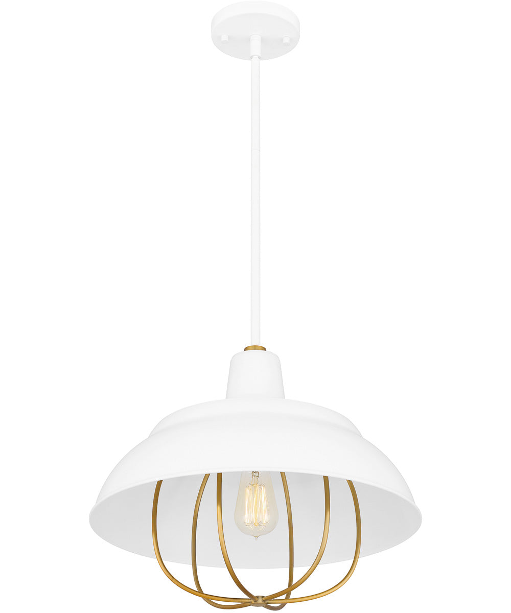 Darmody 1-light Pendant White Lustre