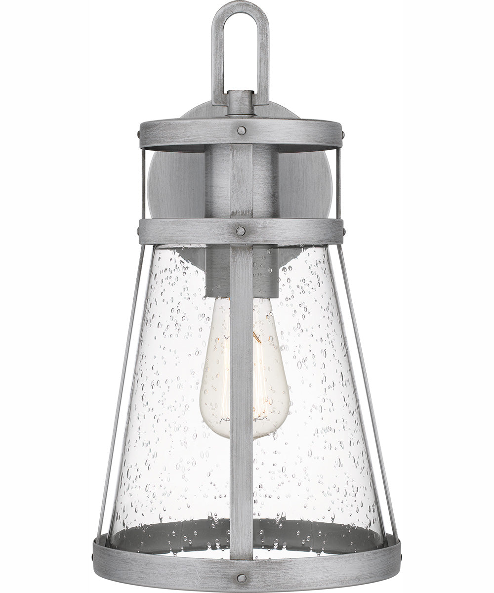 Barber Medium 1-light Outdoor Wall Light Coastal Armour Aluminum Antique Brushed Aluminum