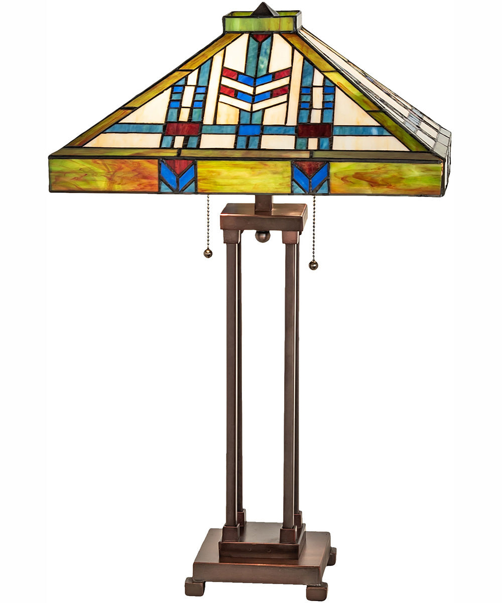 28" High Prairie Wheat Table Lamp