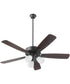 52" Ovation 3-light LED Ceiling Fan Matte Black