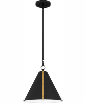 Quoizel Piccolo Pendant 1-light Mini Pendant Matte Black