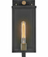 Catalina 1-Light Medium Wall Mount Lantern in Black