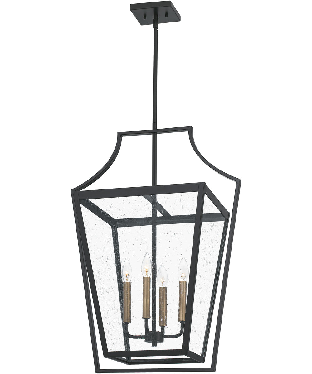 Henrietta 4-light Pendant Old Bronze