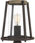 Brockton Large 1-light Outdoor Post Light Rustic Black