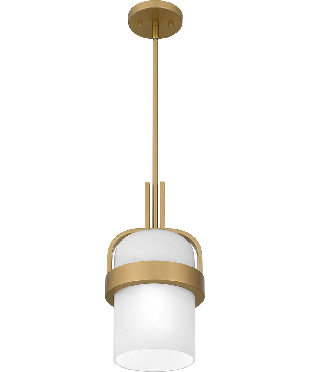 Quoizel Piccolo Pendant Small 1-light Mini Pendant Aged Brass