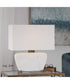 Genessy White Marble Table Lamp