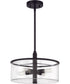 Hailie 4-Light Pendant Flat Black