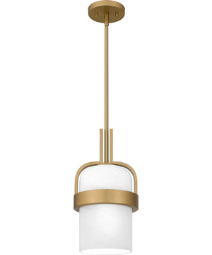 Quoizel Piccolo Pendant Small 1-light Mini Pendant Aged Brass