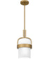 Quoizel Piccolo Pendant Small 1-light Mini Pendant Aged Brass