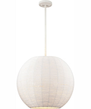 Sophie 20'' Wide 3-Light Pendant - White Coral