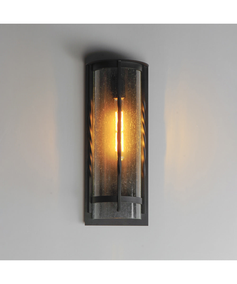 Foundry 1-Light Outdoor Wall Sconce Black