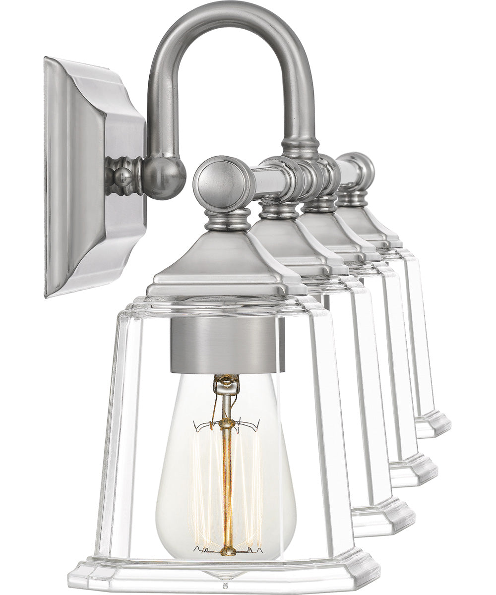 Nicholas Extra Large 4-light Bath Light Brushed Nickel