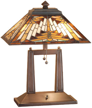 20"H NUEVO Mission Oblong Desk Lamp