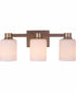 Bretton 3-Light Vanity Satin Brass