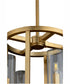 Harbin 4-light Entry Foyer Hall Chandelier Aged Brass