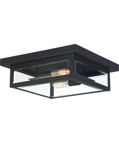 Westover 2-light Flush Mount Earth Black