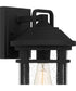 Quincy Large 1-light Outdoor Wall Light  Coastal Armour Aluminum Earth Black