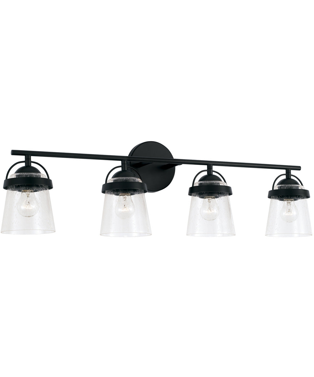 Madison 4-Light Vanity Matte Black