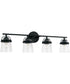 Madison 4-Light Vanity Matte Black
